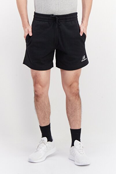 New Balance Men Sportwear Fit Embroidered Drawstring Shorts, Black