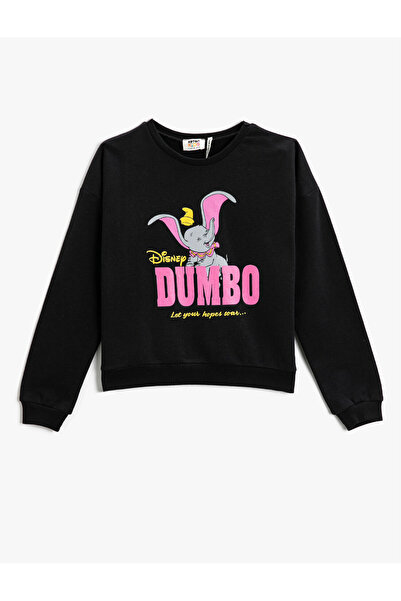 Koton Bluza z nadrukiem Dumbo Licencjonowana Bawełniana