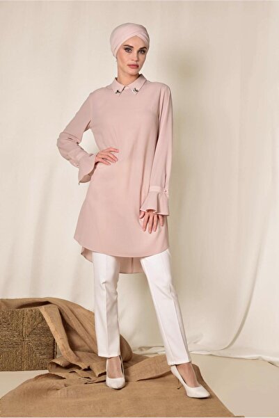 Alvina Stone Detailed 4879 Model Tunic