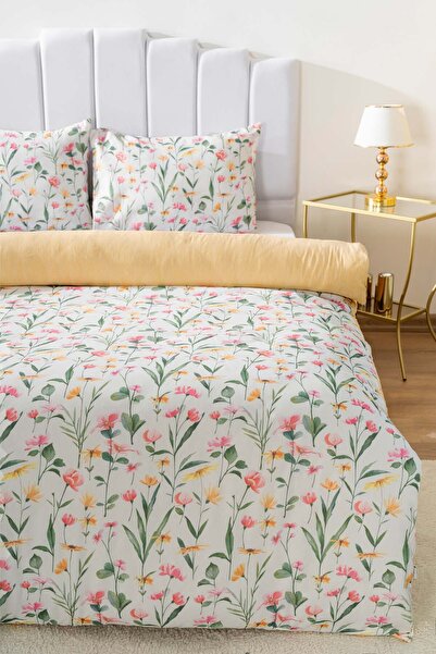 Rivaİstanbul Botanical Single Duvet Cover Set Cotton