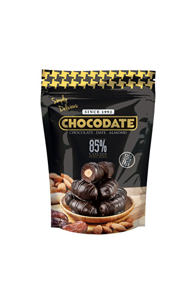 CHOCODATE لوز محمص ذهبي داكن جدًا - وجبة خفيفة مثالية - 90 جم × 6