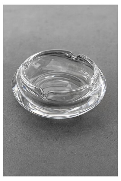 Rotanev Tulip Round Glass Crystal Luxury Ashtray - Στρογγυλός Τασάκι - Στρογγυλός Τασάκι