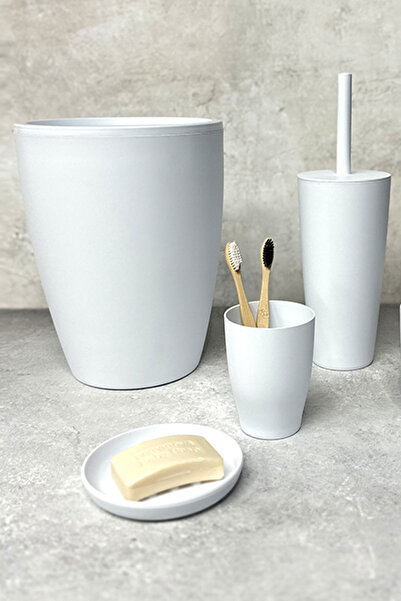 Prima Nova Σετ μπάνιου Pure 5 τεμαχίων - Λευκό