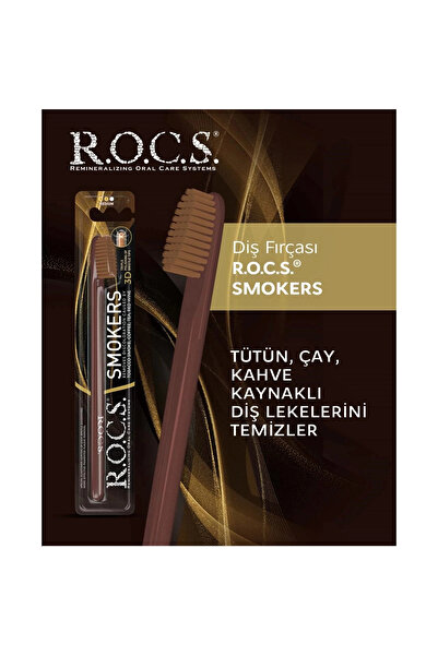 R.O.C.S. Smokers Leke Silici Diş Fırçası - Orta Sert