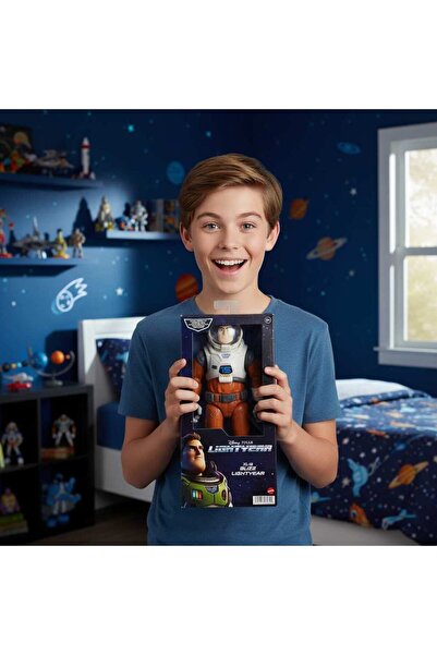 mattel Buzz Lightyear Figurine - Intergalactic Adventures!