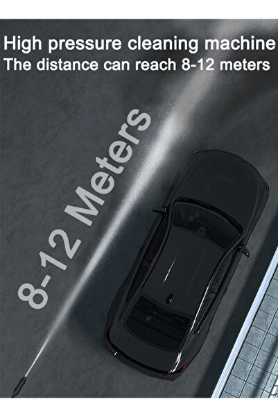 Wemart Electric Pressure Washer, 3000W, 7-12 Mpa, Foam Cannon, 220V (Black/Yellow)