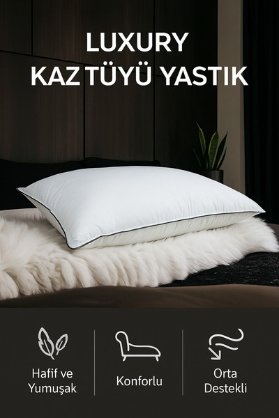 ORIGINS OF HOME Kaz Tüyü Yastık (LUXURY)