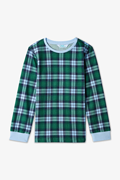 Penti Boy's Together Plaid Cotton 2-Piece Pajama Set