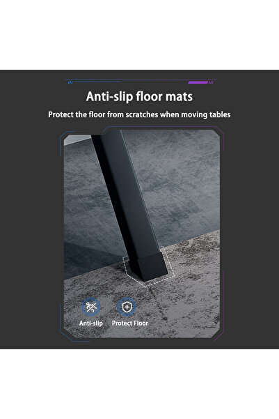 Wemart K-Shaped Gaming Desktop Computer Desk (140 x 60 x 75 cm)