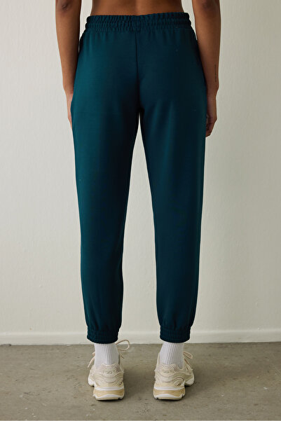 Penti Dark Green Silky Feel Normal Waist Jogger