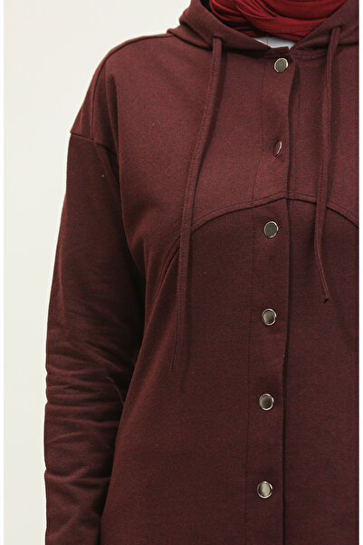 sefamerve Double Tracksuit Set 3078-09 Plum