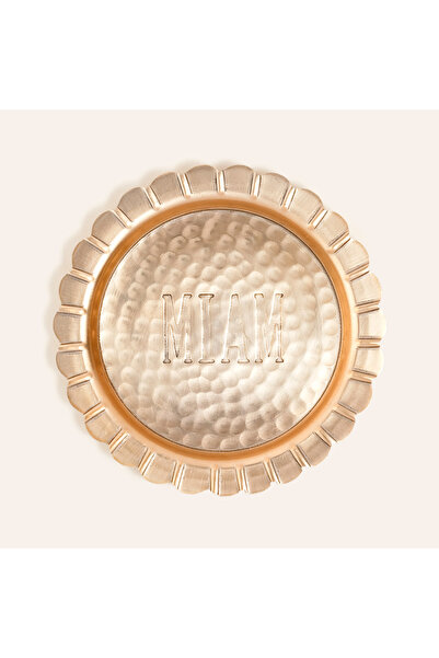 Zsa Zsa Zsu Nanpur Metal Bardak Altlığı 11x11x6 Cm Altın