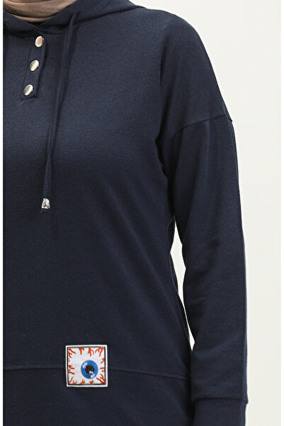 sefamerve Kapüşonlu Eşofman Takım 3036-05 Lacivert