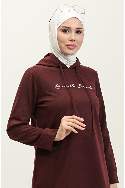 sefamerve Renk Garnili Eşofman Takm 3080-08 Mürdüm