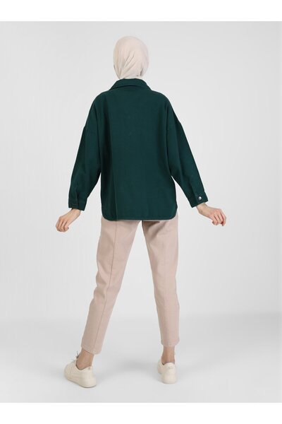 Refka Джинсова куртка з кишенями з натуральної тканини - Океан - Повсякденний