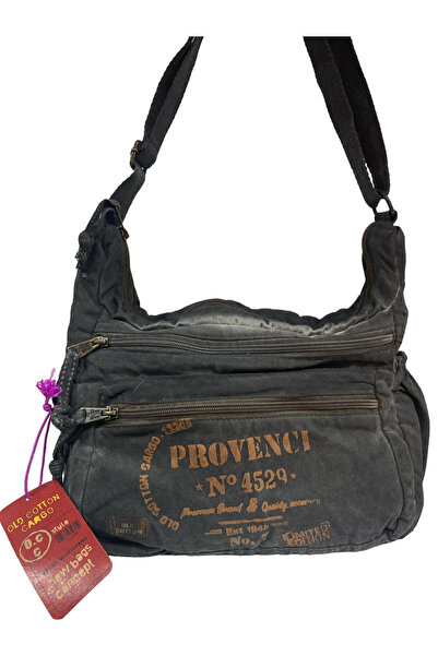 Old Cotton Quality Vintage Antique Casual Travel School Messenger Bag 28 cm X 26 cm