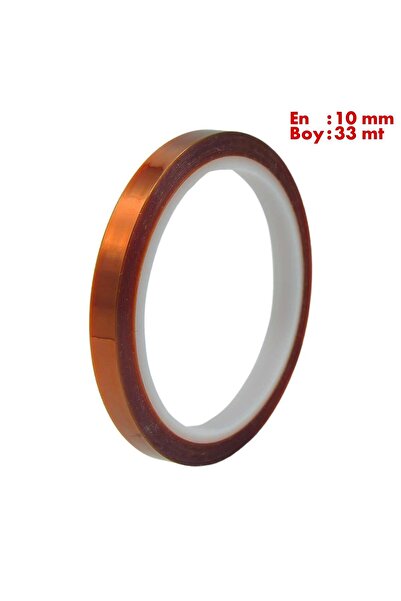 Boss Tape Kapton Bant 260 Dereceye Dayanıklı Bant En:10mm Boy:33mt
