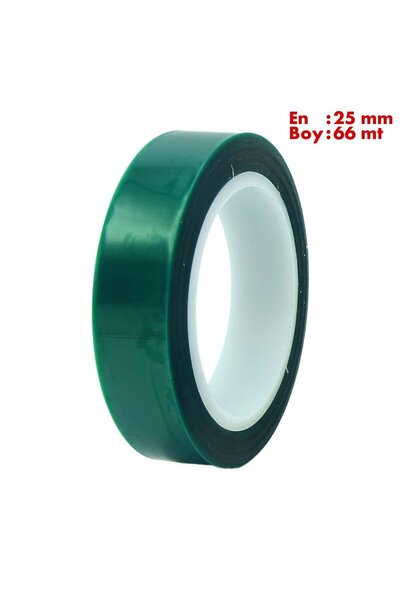 Boss Tape Isıya Dayanıklı Polyester Maskeleme Bandı En:19mm Boy:66mt