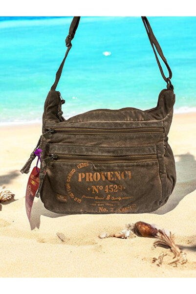 Old Cotton Quality Vintage Antique Casual Travel School Messenger Bag 28 cm X 26 cm