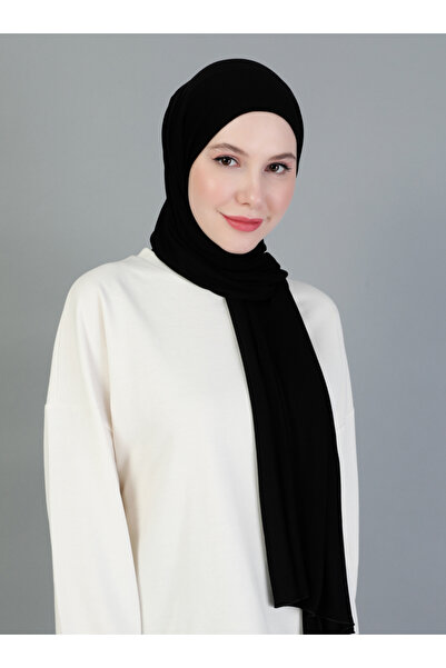 Mervin Şal Black Basic Combed Shawl