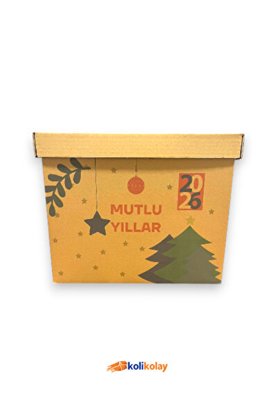 KOLİ KOLAY Yılbaşı Dosya Kutusu 42x30x34,5cm 1 Adet