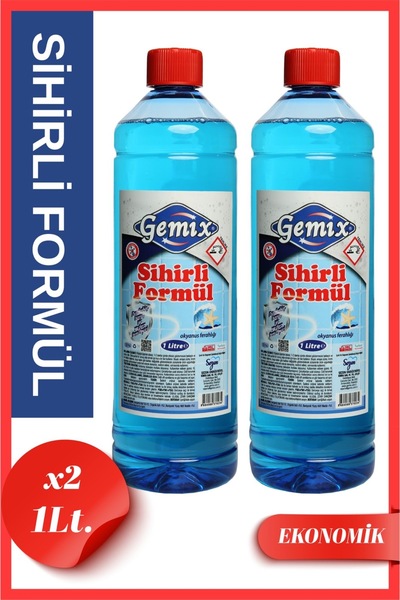 GEMİX SİHİRLİ FORMÜL 1 Lt. X 2 ADET – Küf, Sararma ve Kireç Karşıtı Güçlü Formül