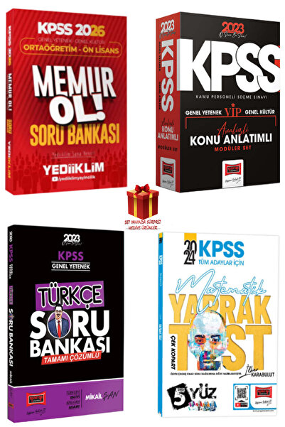 Yediiklim Yayınları 2026 Kpss Ortaöğretim-önlisans Memur Soru Bankası Konu An...