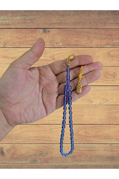 Anemore Collection سبحة من العقيق الأحمر اللون الأزرق على شكل كبسولة هدية T-834