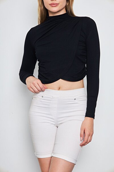 ESPİNA Women's Long Sleeve Flounce Blouse