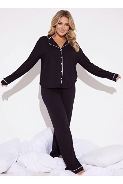 Merlot Sada pyžama na knoflíky