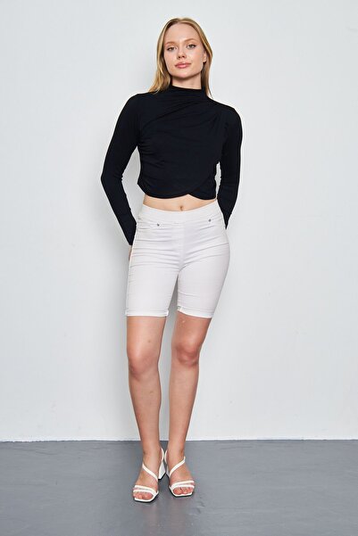 ESPİNA Women's Long Sleeve Flounce Blouse