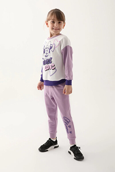 Minnie Mouse Σετ φόρμας κρεμ για κορίτσια