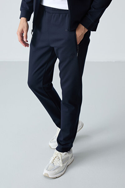 TOMMY LIFE Σετ ανδρικής φόρμας αθλητικής φόρμας Classic Leg γιακά Διπλού Χρώματος - 85113