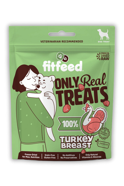 fitfeed Freeze-dried Çiğ Hindi Göğüs Köpek Ödül Maması 40g