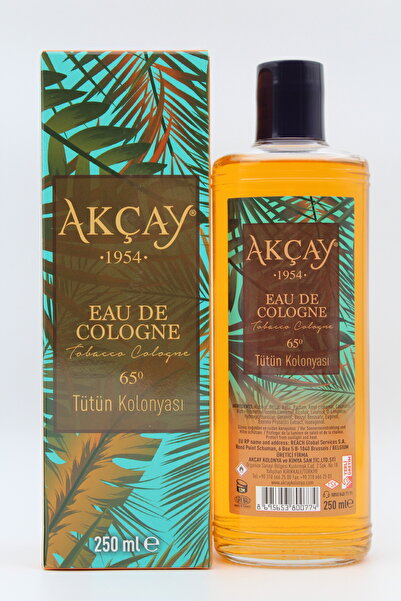AKÇAY Tütün Kolonyası Cam Şişe 250 ml