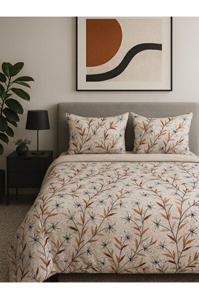 üntaş Double Double Sided Duvet Cover and Pillow Set - 2 Pieces