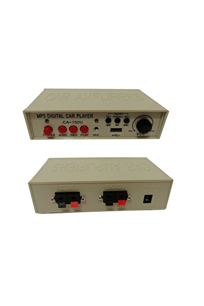 MOHAMED Car loudspeaker-megaphone 12V with recording and USB slot 40W Red Rectangular