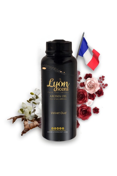 Lyon Scent زيت عطري (عود مخملي ٥٠٠ مل). مصنوع من زيت نقي عالي الجودة للناشر.