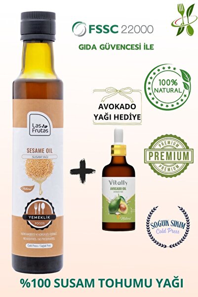 Las Frutas Yemeklik Susam Tohumu Yağı 250 ML