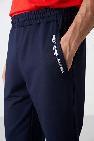 TOMMY LIFE İndigo Ön Cep Detaylı Standart Kalıp Klasik Paça Erkek Kapri - 83092