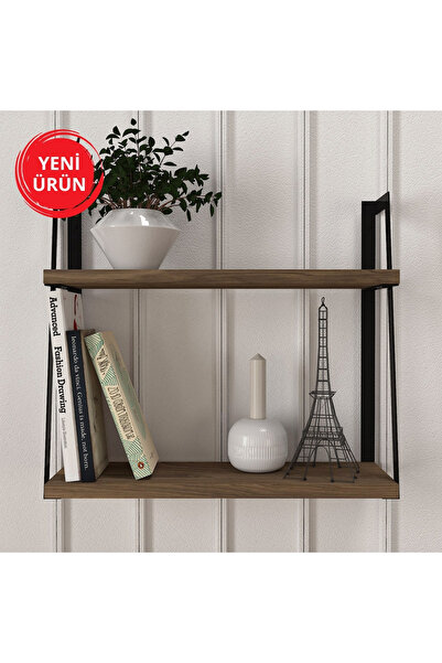 Dekorister Stella Duvar Rafı Ceviz