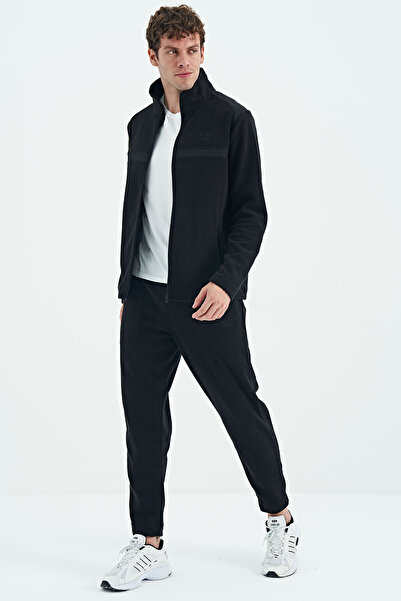 AIR JONES Ανδρική φόρμα Doyle Black Fleece - 85225