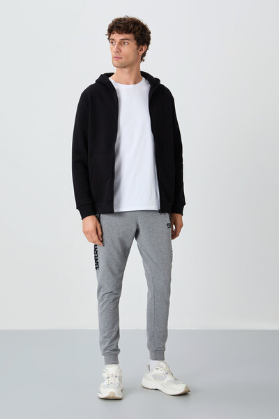 AIR JONES Ανδρικό φούτερ Hector Black Raster - 88139