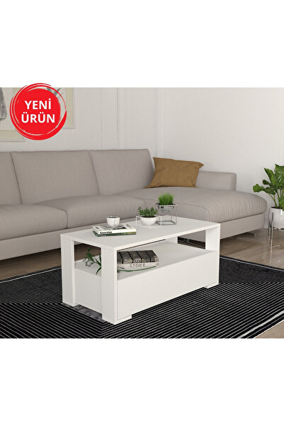 Dekorister Balina Orta Sehpa Beyaz