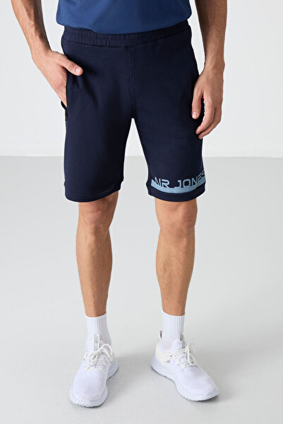 AIR JONES Albie İndigo Standart Kalıp Erkek Şort - 81241