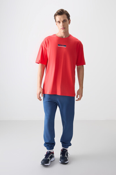 AIR JONES Ανδρικό μπλουζάκι με στάμπα Fiesta 100% βαμβάκι με μαλακή υφή και με στάμπα - 88359