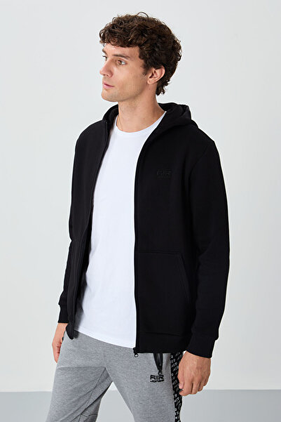 AIR JONES Ανδρικό φούτερ Hector Black Raster - 88139