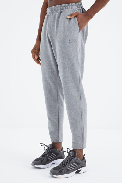 AIR JONES Ανδρική αθλητική φόρμα Rex Grey Melange Basic - 85232