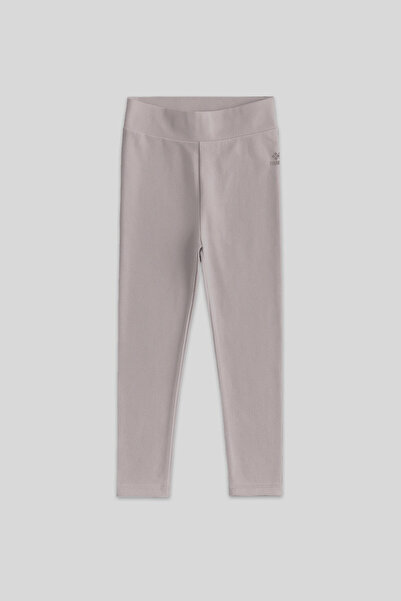 TOMMY LIFE Dark Beige High Waist Skinny Leg Girl's Leggings - 75047