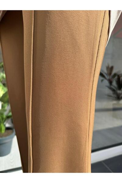 MissWhence Γυναικείο παντελόνι Camel Flexible Flare